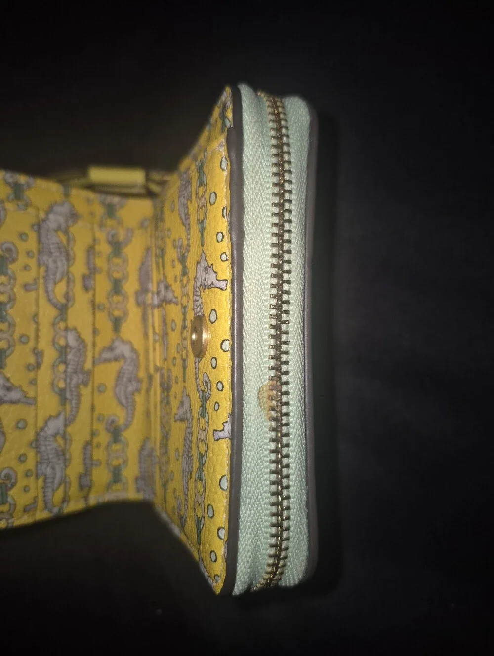 Tory Burch Seahorse Bi-Fold Wallet